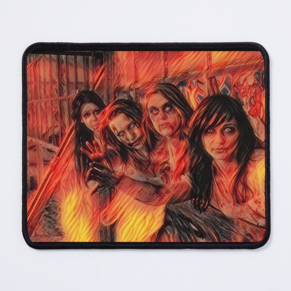 Item preview, Ghosts or Zombies on Fire designed and sold by Namsus-Printing.