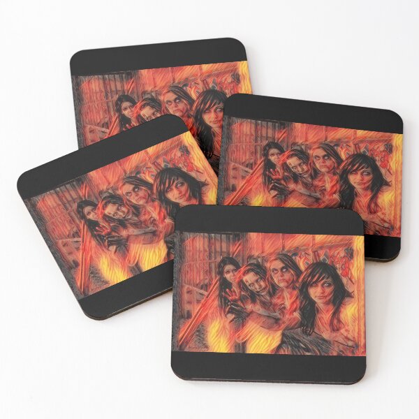 Item preview, Ghosts or Zombies on Fire designed and sold by Namsus-Printing.