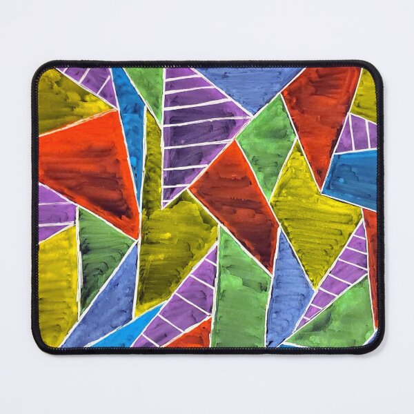 Item preview, Neon Abstract Triangles designed and sold by ChicknDoodlSoup.