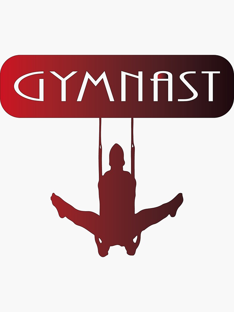 male-gymnast-on-rings-apparatus-sticker-for-sale-by-caligrapho