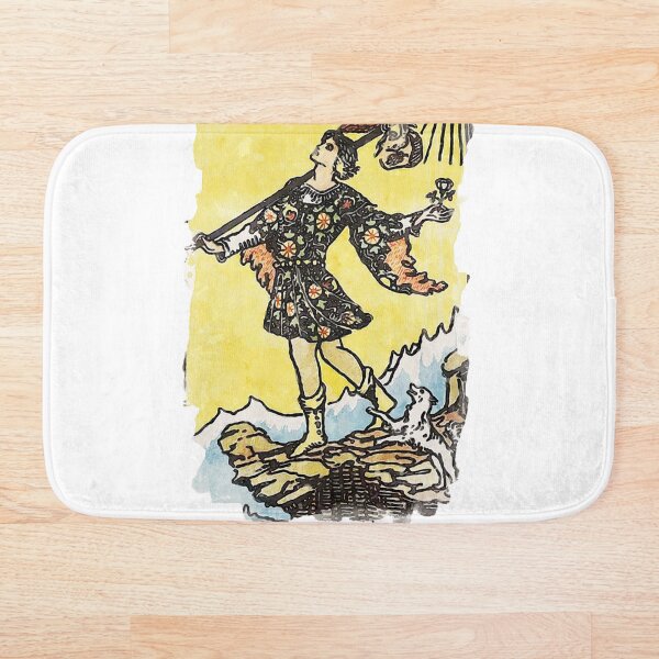 Item preview, The Fool Major Arcana RWS Tarot Card Painting designed and sold by ApolloTarot.