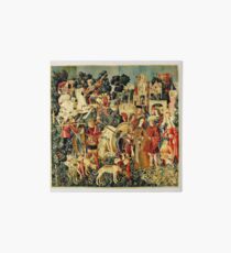 HD The Unicorn is Killed and Brought to the Castle (1495) Art Board Print