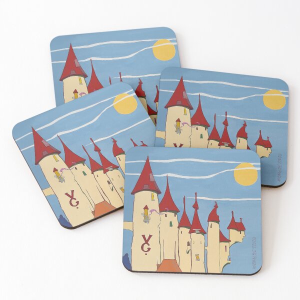 Item preview, VG castle coaster designed and sold by ActionPratzon.