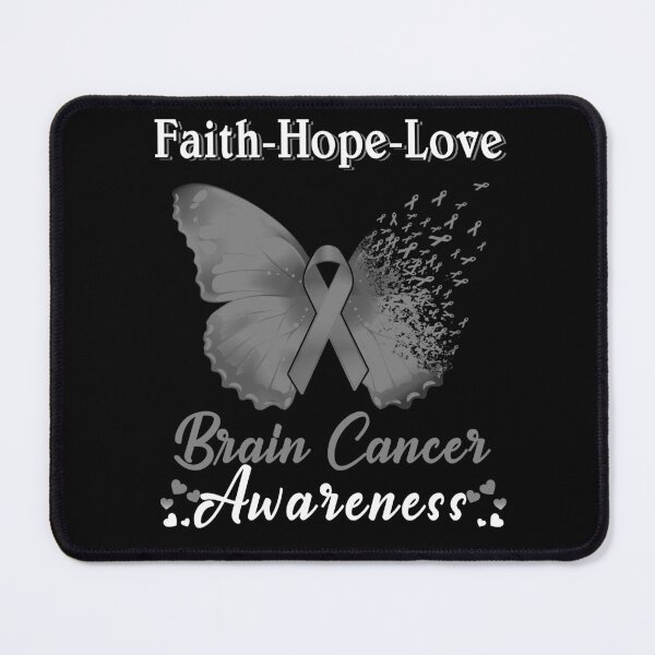 Item preview, Faith Hope Love Butterfly Brain Cancer Awareness designed and sold by Gillosina.