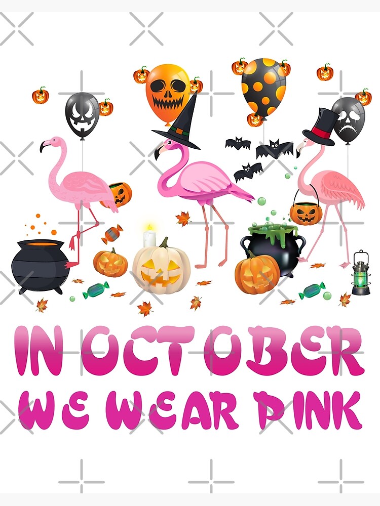 In October We Wear Pink Cute Cat Breast Cancer Awareness Shirt, Halloween  Candy Jar Ideas