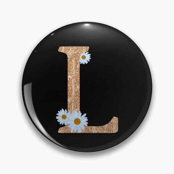 Item preview, Copy of  Floral Shine Letter L, Educational stickers designed and sold by saimzgraphics.