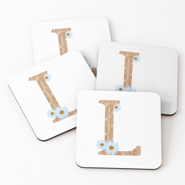 Item preview, Copy of  Floral Shine Letter L, Educational stickers designed and sold by saimzgraphics.