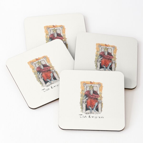 Item preview, The Emperor Major Arcana RWS Tarot Card Painting designed and sold by ApolloTarot.