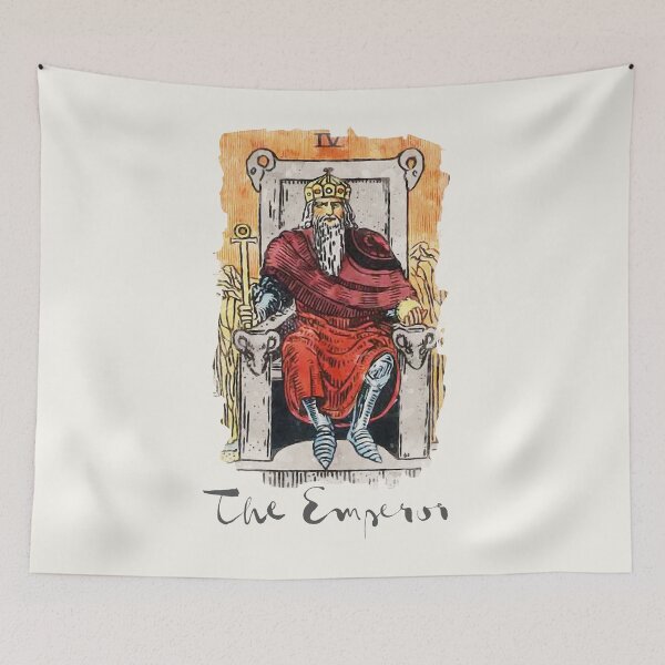 Item preview, The Emperor Major Arcana RWS Tarot Card Painting designed and sold by ApolloTarot.