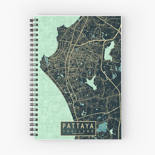Item preview, Pattaya City Map Thailand - Summer designed and sold by deMAP.