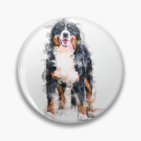 Item preview, Bernese Mountain Dog Watercolour Artwork designed and sold by Typeglyphs.