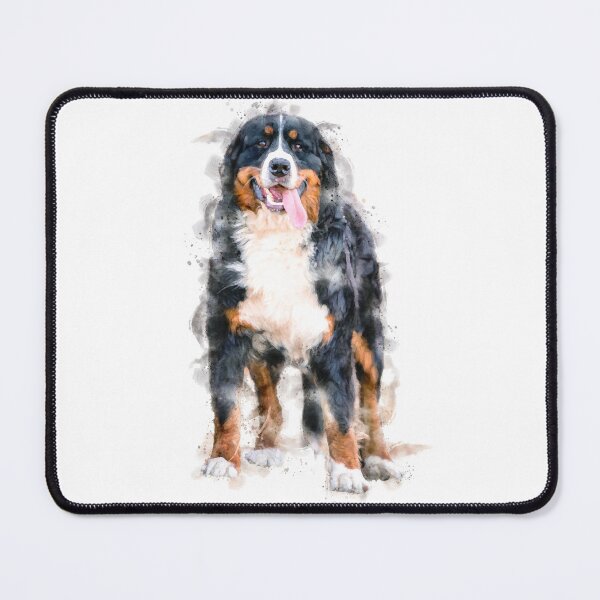Item preview, Bernese Mountain Dog Watercolour Artwork designed and sold by Typeglyphs.