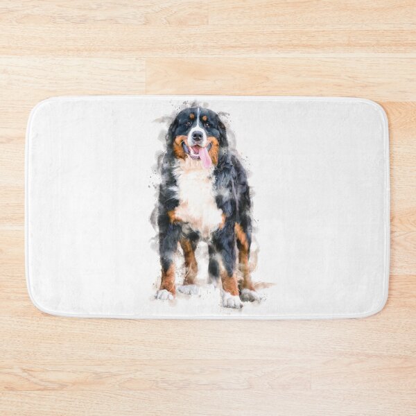 Item preview, Bernese Mountain Dog Watercolour Artwork designed and sold by Typeglyphs.