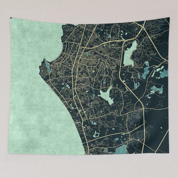 Item preview, Pattaya City Map Thailand - Summer designed and sold by deMAP.