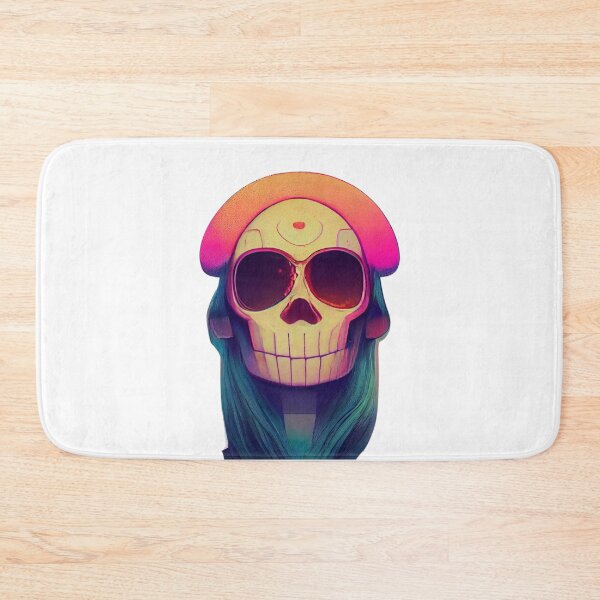 Item preview,  Skull Womens With Headphones-Music Skull -Skull girl Wearing Headphones designed and sold by hassendz.