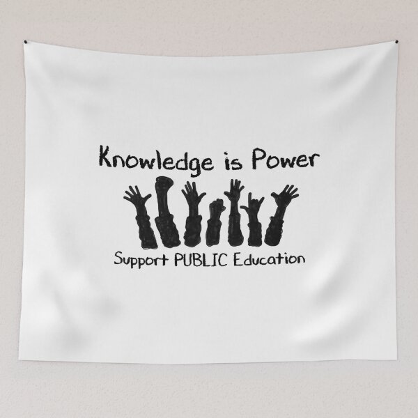 Item preview, Knowledge is Power - Support Public Education Classic  designed and sold by luisjaraysi4.