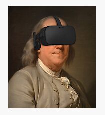Benjamin Franklin VR Photographic Print