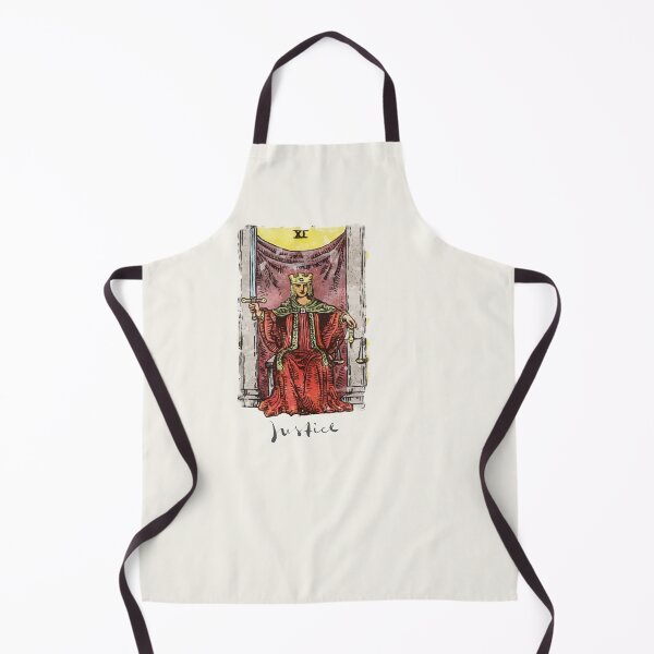 Item preview, Justice Major Arcana RWS Tarot Card Painting designed and sold by ApolloTarot.