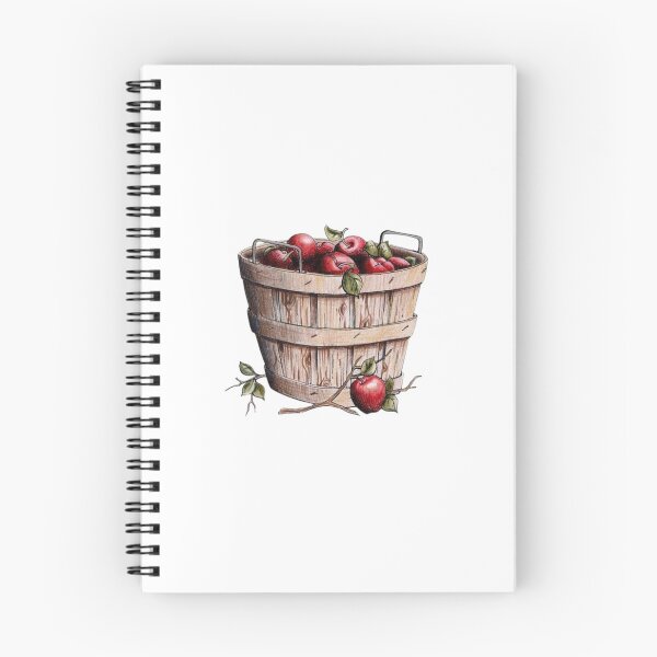 Item preview, Apple Basket Illustration in Watercolor designed and sold by Stevenobinsun.