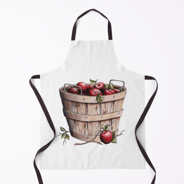 Item preview, Apple Basket Illustration in Watercolor designed and sold by Stevenobinsun.