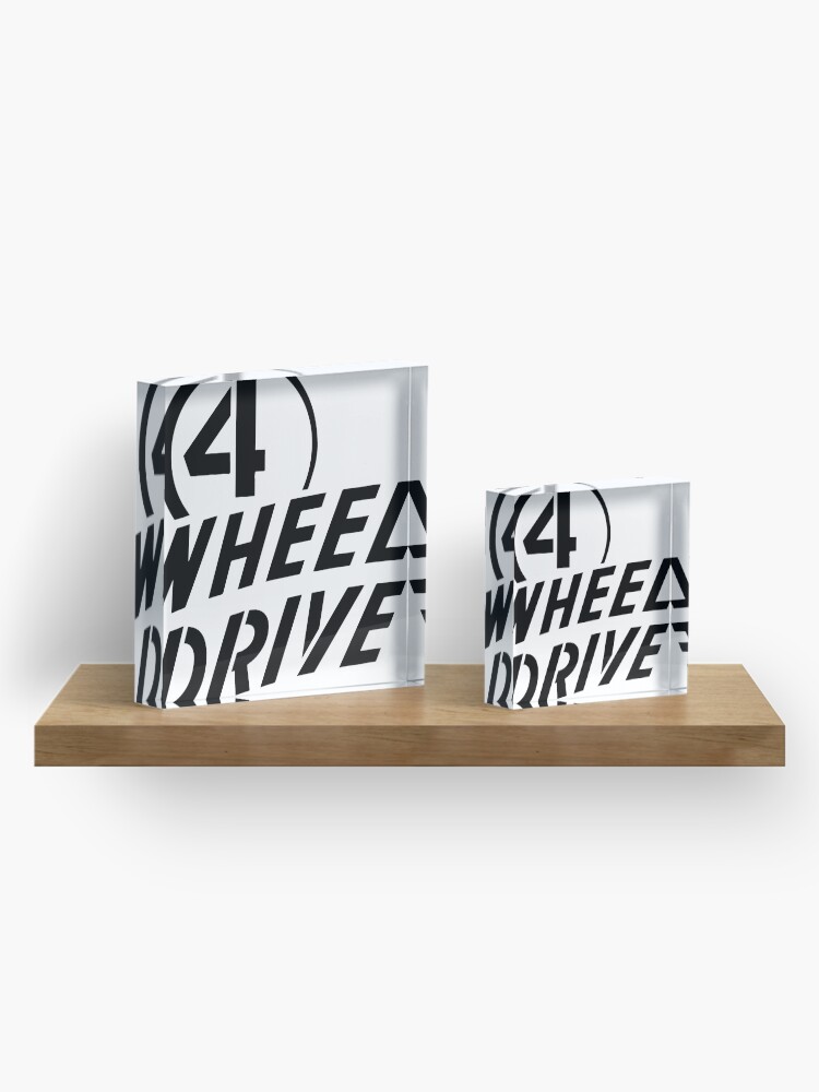 Alternate view of 4 Wheel Drive! Acrylic Block