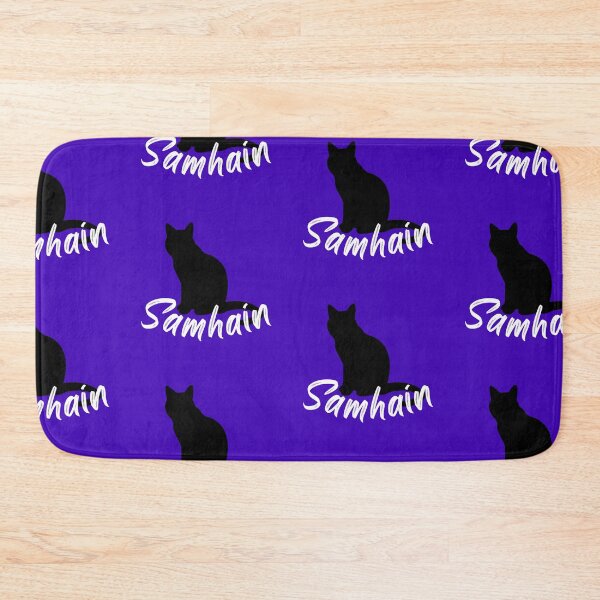 Item preview, Black Cat Samhain Purple designed and sold by 4ofLikeKind.