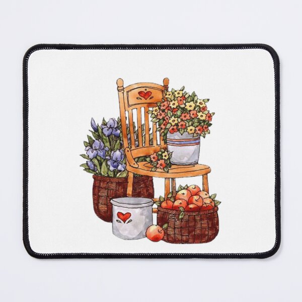 Item preview, Apple Basket Illustration in Watercolor designed and sold by Stevenobinsun.