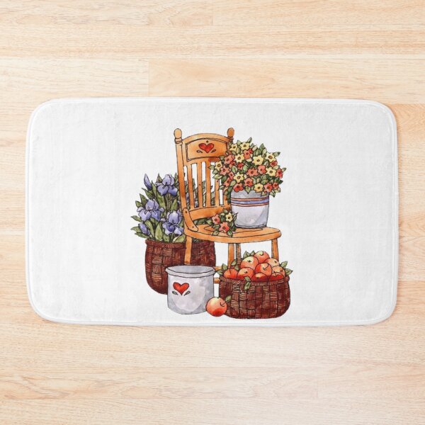 Item preview, Apple Basket Illustration in Watercolor designed and sold by Stevenobinsun.