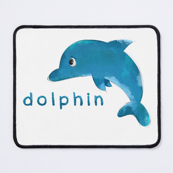 Item preview, Kawaii Cute blue Dolphin Liam Fitzpatrick  designed and sold by LiamFitzpatrick.