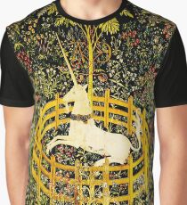 Camiseta gráfica HD El unicornio en cautiverio (1494 aprox)