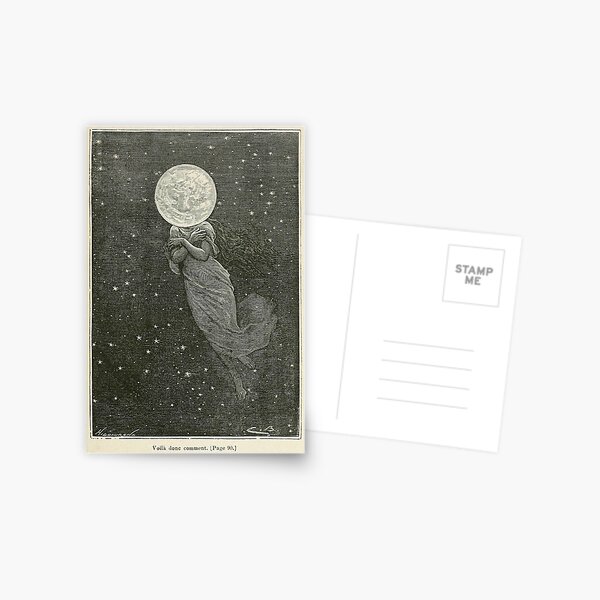 Item preview, Moon Woman designed and sold by BlueSpecsStudio.