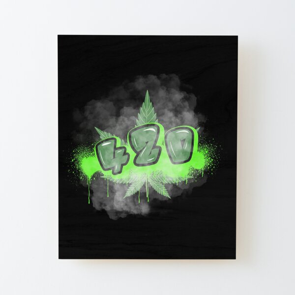 420 Weed Art Board Print for Sale by gijst