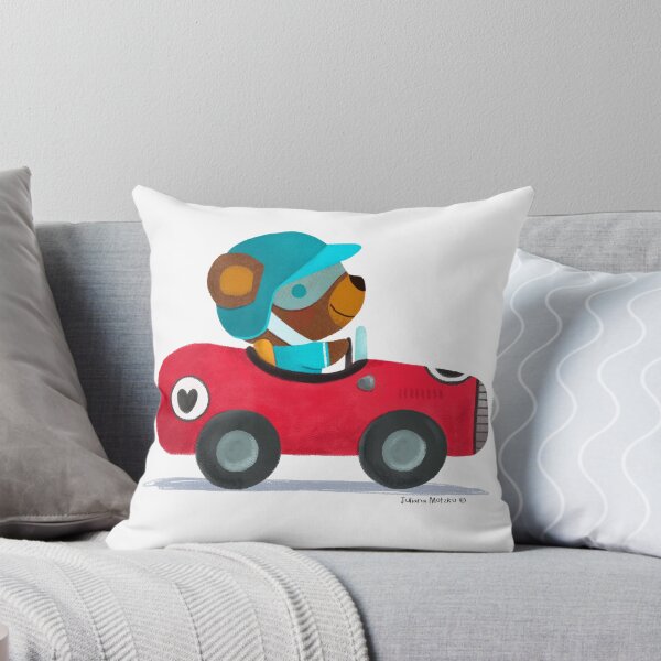 Item preview, Bear driving a car race designed and sold by julianamotzko.