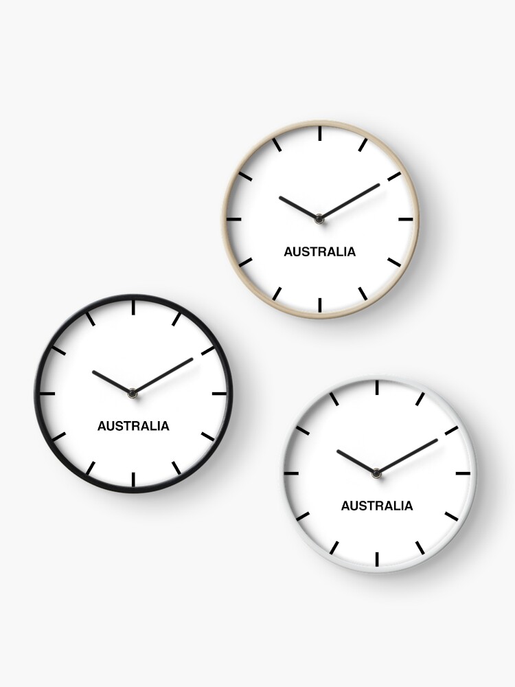 Australia flag with clock. Time in Australia,... - Stock Illustration  [75975829] - PIXTA