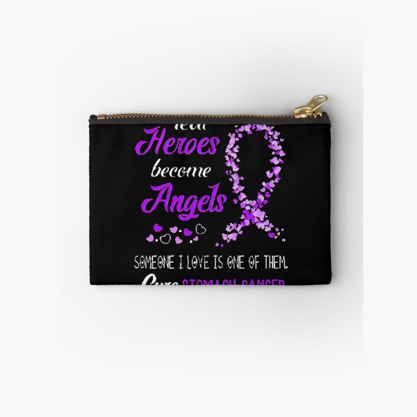 Item preview, Real Heroes Become Angles Stomach Cancer Awareness Support Stomach Cancer Warrior Gifts  designed and sold by BrentZimmerman.