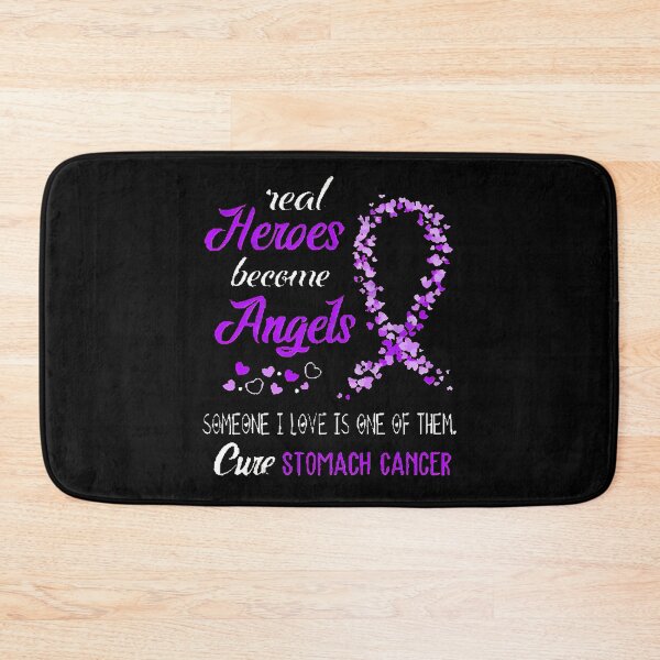 Item preview, Real Heroes Become Angles Stomach Cancer Awareness Support Stomach Cancer Warrior Gifts  designed and sold by BrentZimmerman.