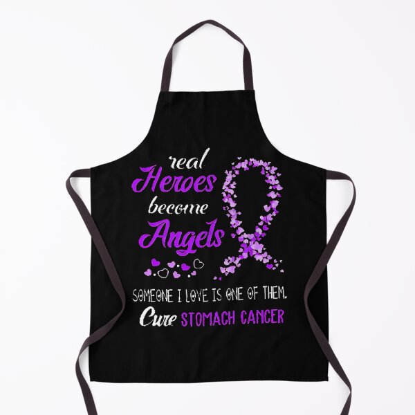 Item preview, Real Heroes Become Angles Stomach Cancer Awareness Support Stomach Cancer Warrior Gifts designed and sold by BrentZimmerman.