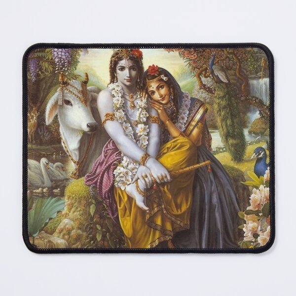 Item preview, Lord Krishna and Radha in the forest photography  designed and sold by Krishnavi.