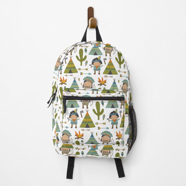 Item preview, Cute Native American Indian Design With Teepees And Cactus designed and sold by handsoftime2020.