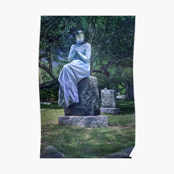 "Living With The Tombstones" Poster for Sale by SarahAllegra | Redbubble