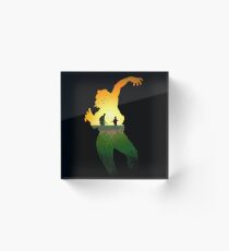 Survival. Acrylic Block