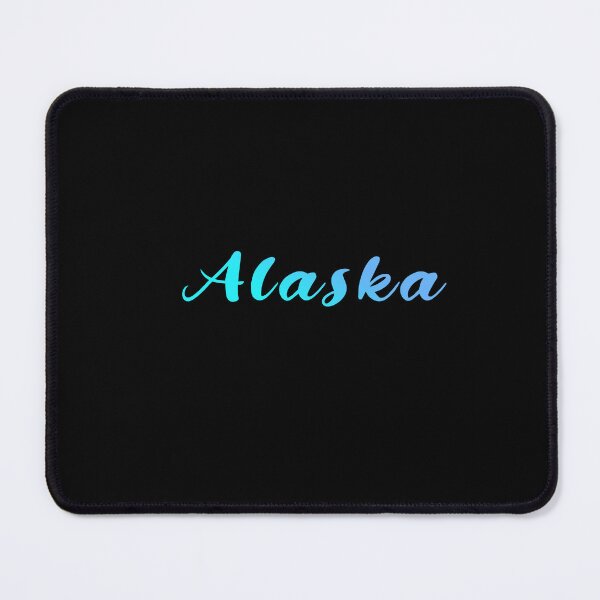 Item preview, Alaska State Shirt with Blue Gradient Writing designed and sold by Zandrasart.