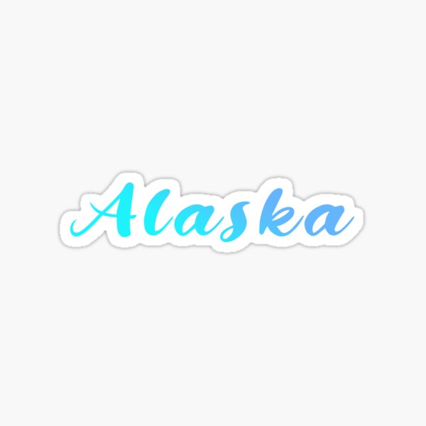 Alaska bandiera bandiera 8 x 5 cm Auto Adesivo Sticker ADESIVI Seward City 