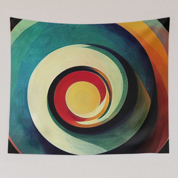 Item preview, Painted Concentric Circles designed and sold by Texterns.