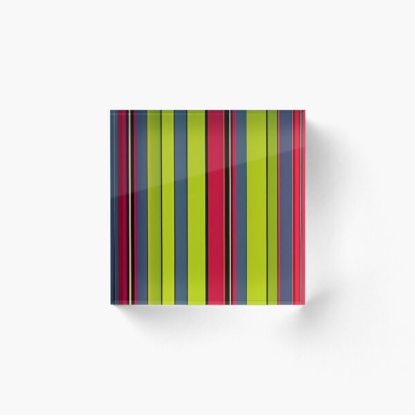Item preview, Green Multicolored Stripes Pattern  designed and sold by NellVerde.