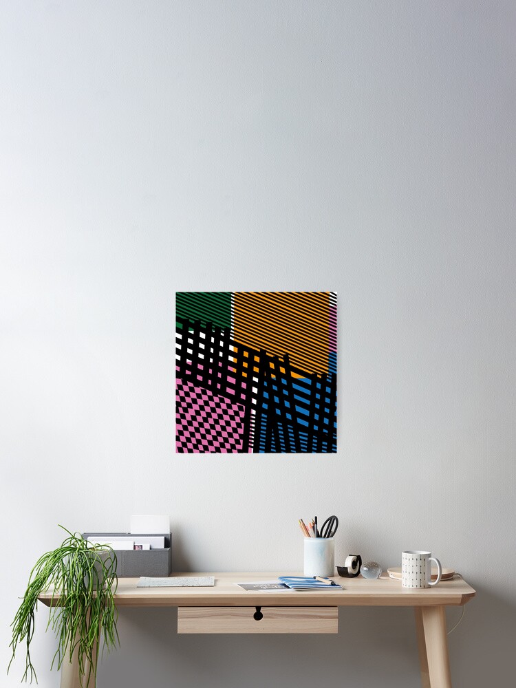 Thumbnail 2 of 3, Poster, Multi Colored Pattern Collection #3 designed and sold by Freygeistdesign.