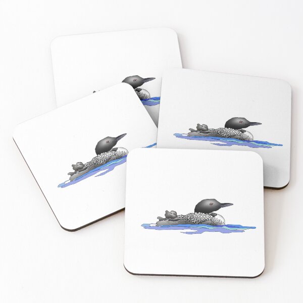 Item preview, Loon with baby on back designed and sold by kamkam19.