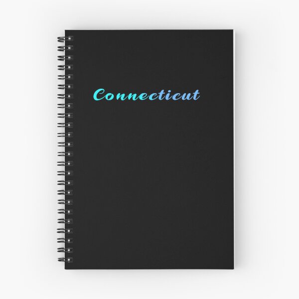 Item preview, Connecticut State Shirt with Blue Gradient Writing designed and sold by Zandrasart.