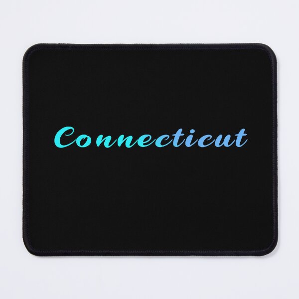 Item preview, Connecticut State Shirt with Blue Gradient Writing designed and sold by Zandrasart.