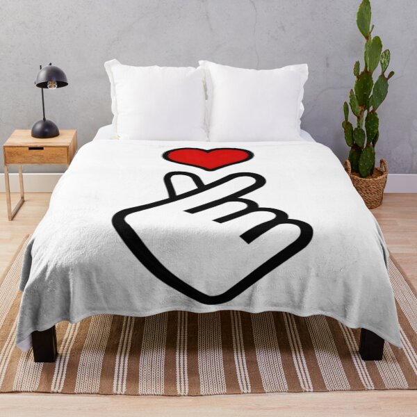 Item preview, korean finger heart emoji Classic  designed and sold by luisjaraysi4.